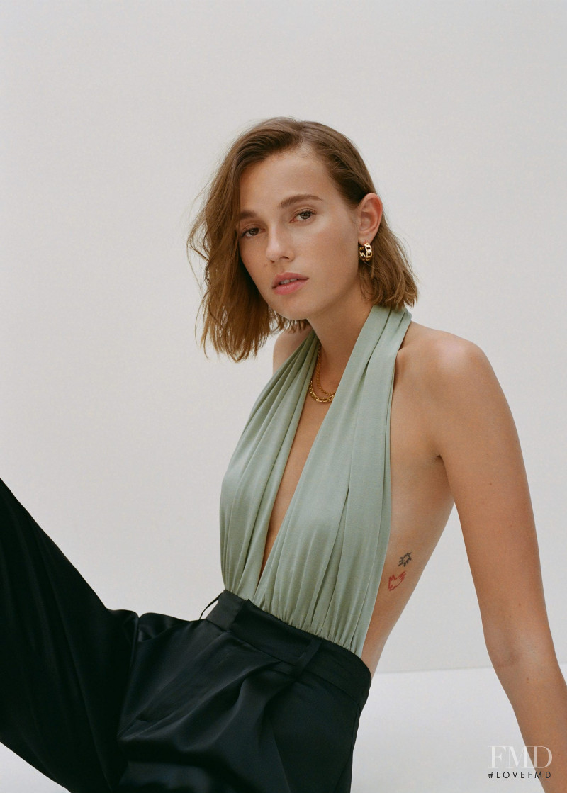 Mali Koopman featured in  the Mango Summery Fete lookbook for Summer 2019