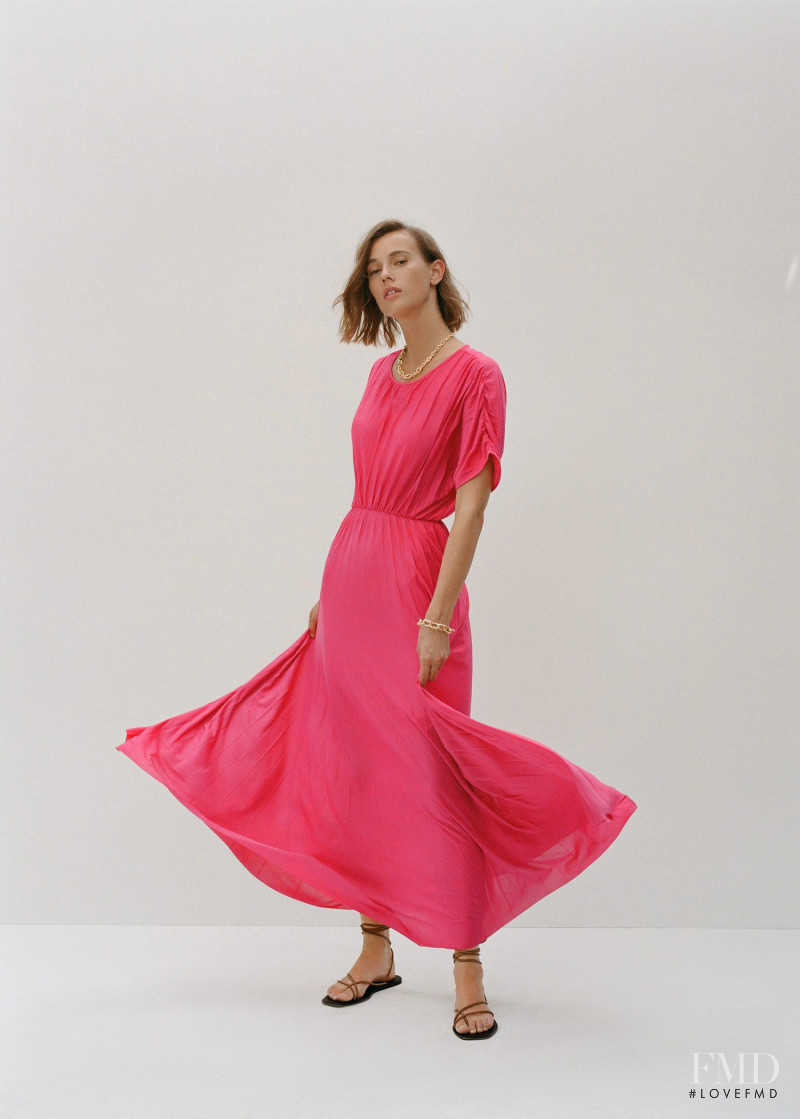 Mali Koopman featured in  the Mango Summery Fete lookbook for Summer 2019