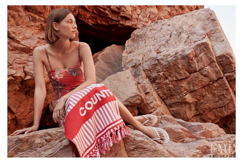 Mali Koopman featured in  the Country Road New Horizon lookbook for Summer 2019