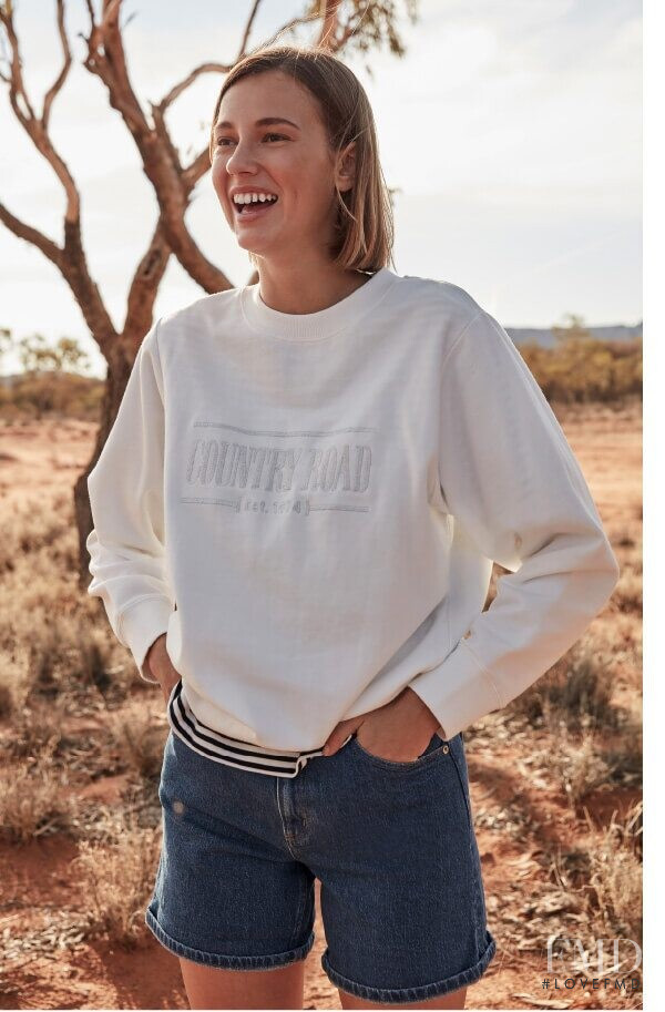 Mali Koopman featured in  the Country Road New Horizon lookbook for Summer 2019