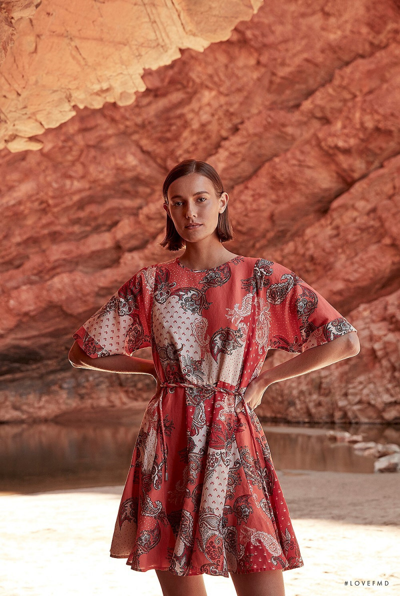 Mali Koopman featured in  the Country Road New Horizon lookbook for Summer 2019