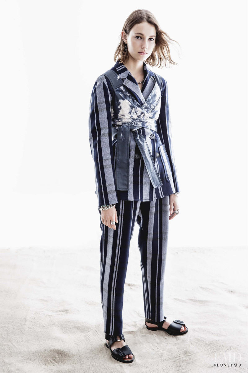 Mali Koopman featured in  the 3.1 Phillip Lim lookbook for Resort 2017