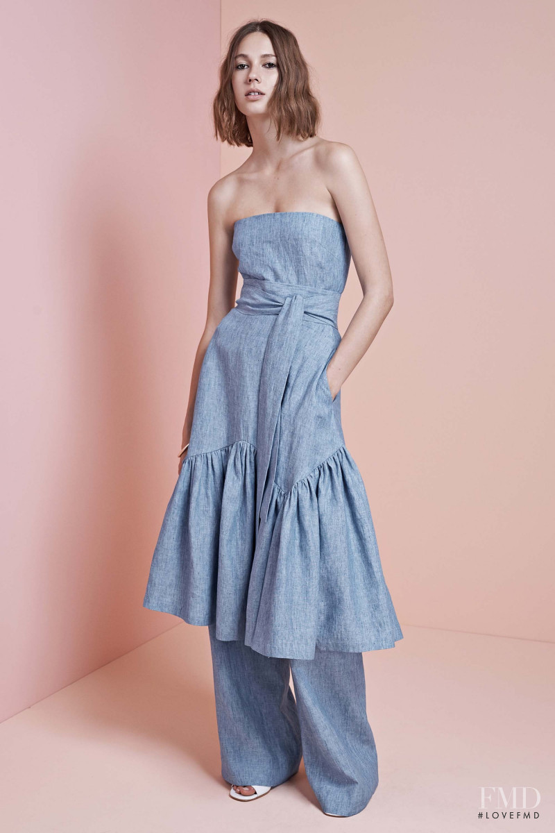 Mali Koopman featured in  the Jill Stuart lookbook for Resort 2017