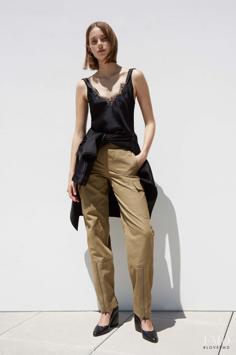 Mali Koopman featured in  the Helmut Lang lookbook for Resort 2017