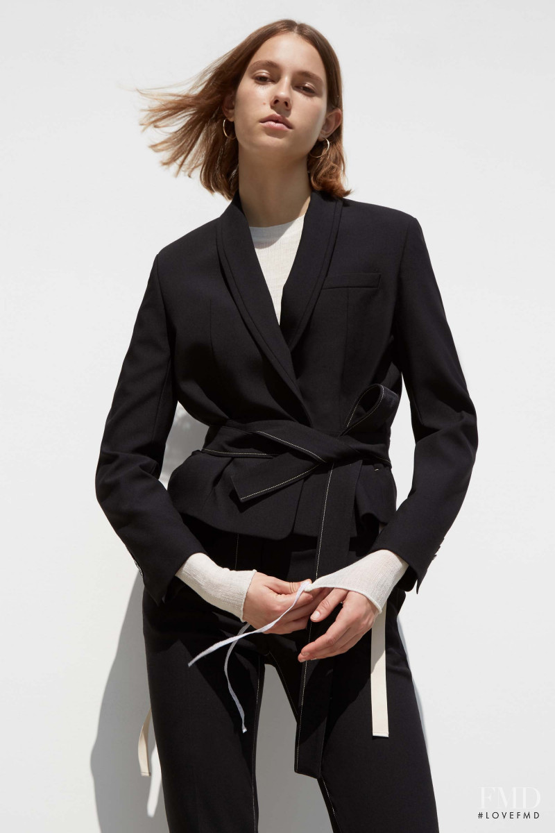 Mali Koopman featured in  the Helmut Lang lookbook for Resort 2017