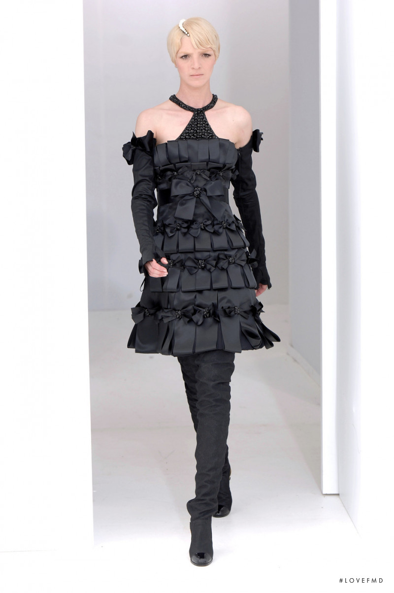 Mariacarla Boscono featured in  the Chanel Haute Couture fashion show for Autumn/Winter 2006