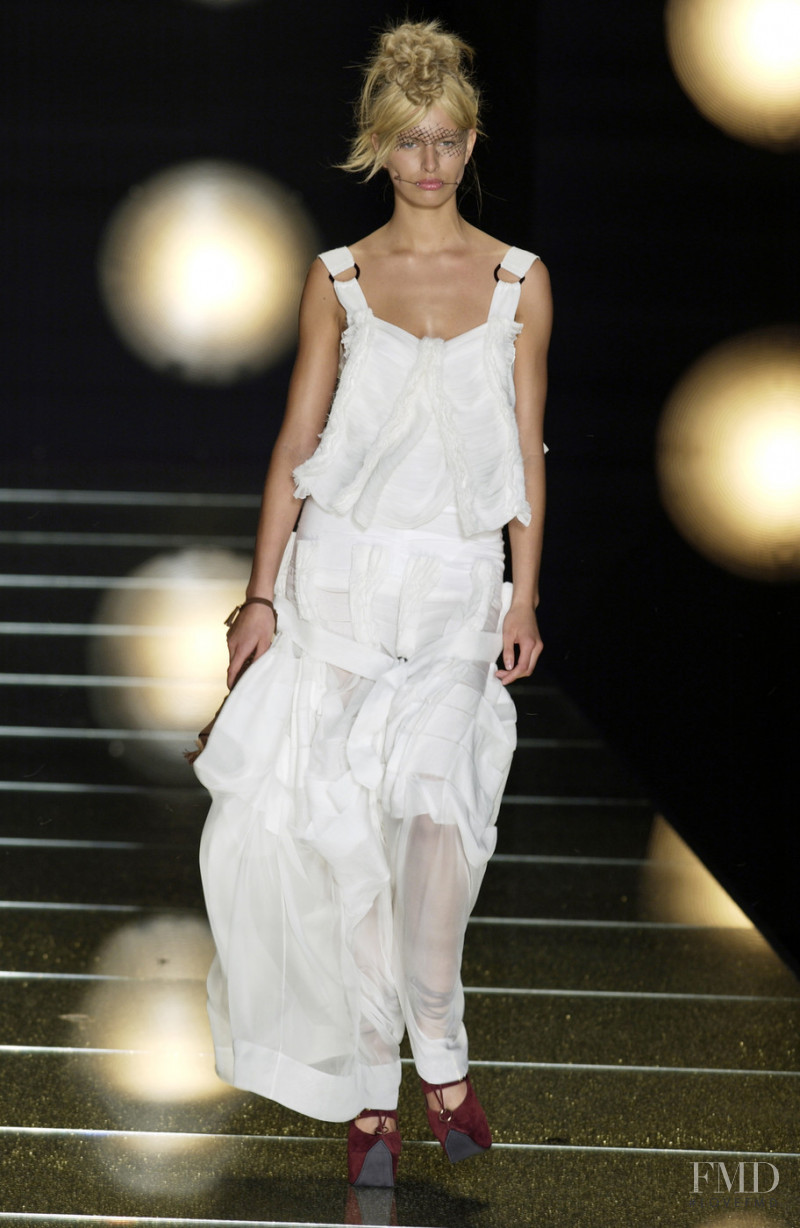 Karolina Kurkova featured in  the Christian Dior Haute Couture fashion show for Autumn/Winter 2002