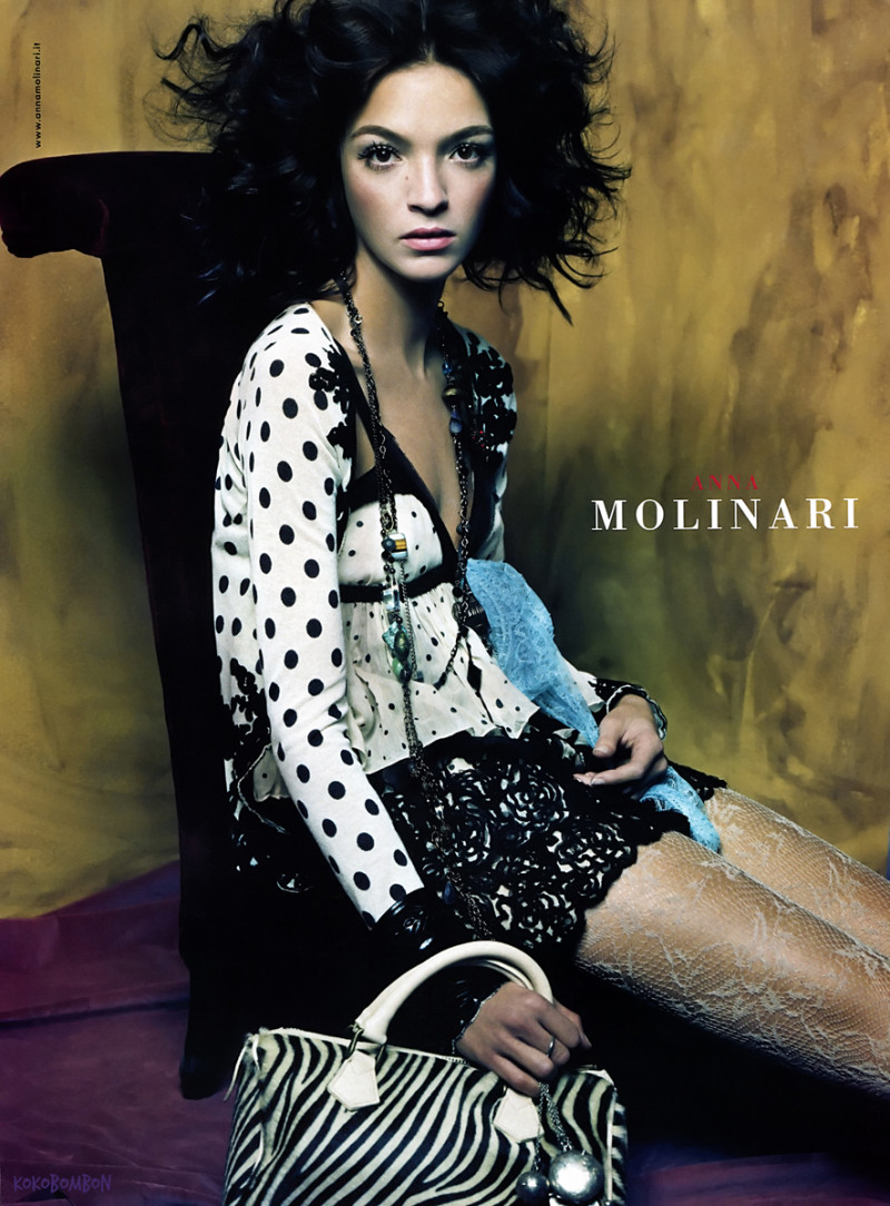 Mariacarla Boscono featured in  the Anna Molinari advertisement for Spring/Summer 2005