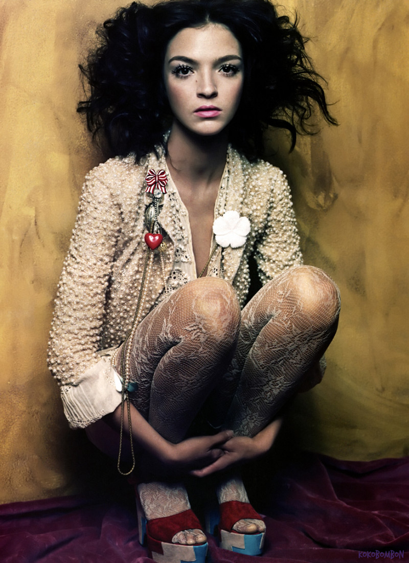 Mariacarla Boscono featured in  the Anna Molinari advertisement for Spring/Summer 2005