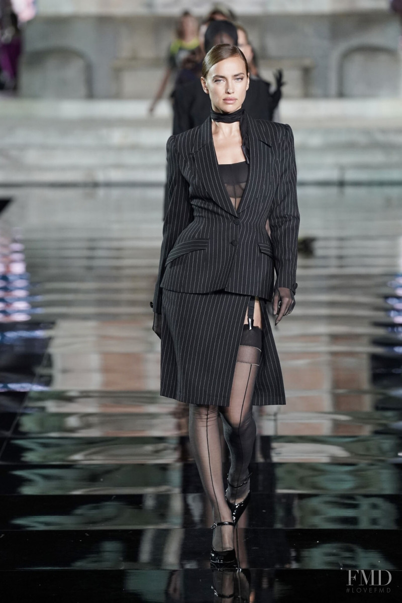 Irina Shayk featured in  the Luisaviaroma fashion show for Autumn/Winter 2019