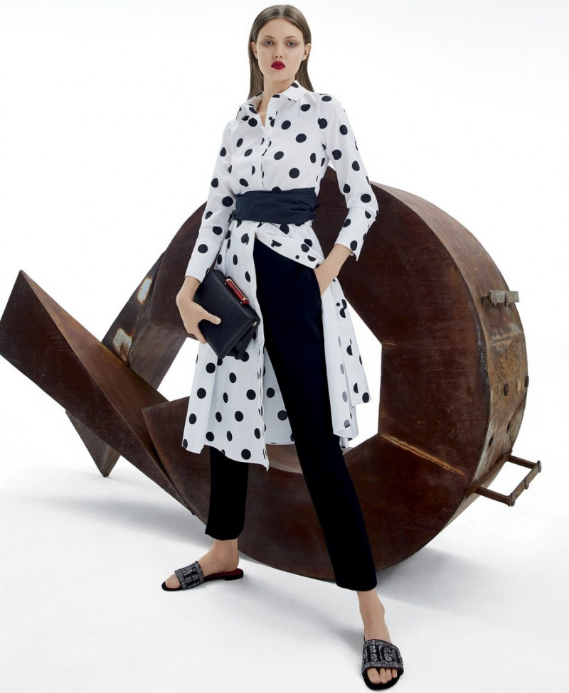 Lindsey Wixson featured in  the South Coast Plaza lookbook for Spring/Summer 2019