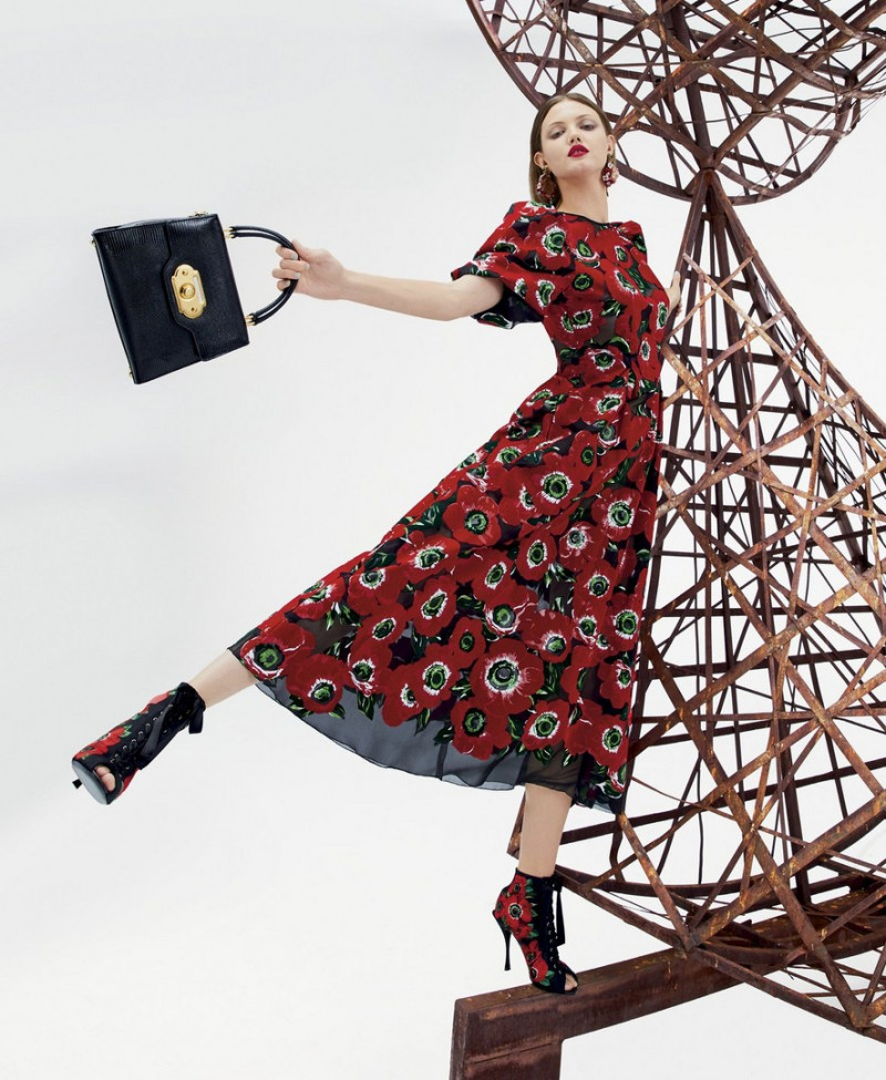 Lindsey Wixson featured in  the South Coast Plaza lookbook for Spring/Summer 2019