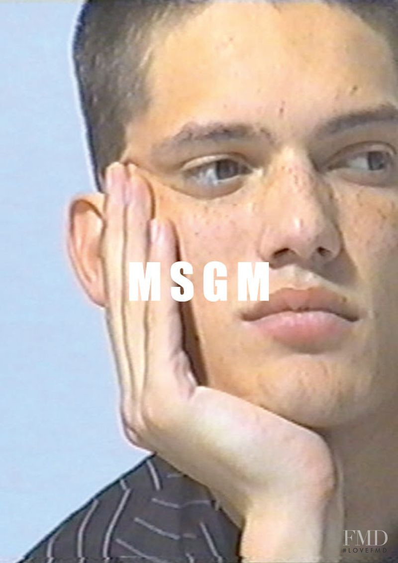 MSGM advertisement for Spring/Summer 2019