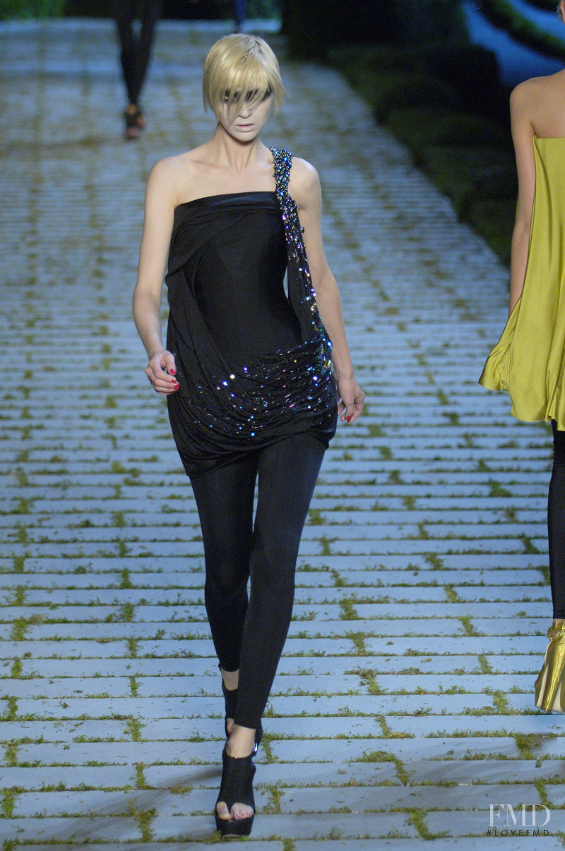 Mariacarla Boscono featured in  the Christian Dior Haute Couture fashion show for Autumn/Winter 2006