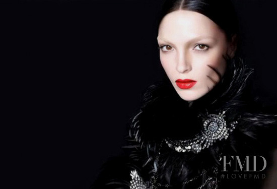 Mariacarla Boscono featured in  the Nars Cosmetics advertisement for Autumn/Winter 2011
