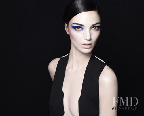 Mariacarla Boscono featured in  the Nars Cosmetics advertisement for Autumn/Winter 2011