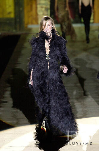 Eva Herzigova featured in  the Roberto Cavalli fashion show for Autumn/Winter 2001
