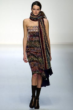 Missoni fashion show for Autumn/Winter 2002