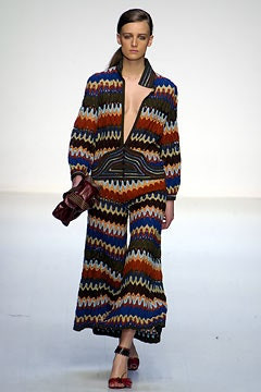Missoni fashion show for Autumn/Winter 2002