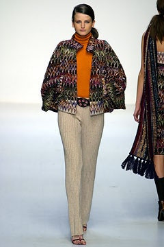 Missoni fashion show for Autumn/Winter 2002