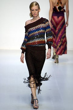 Missoni fashion show for Autumn/Winter 2002