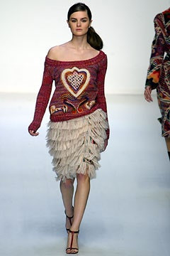 Missoni fashion show for Autumn/Winter 2002