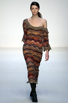 Missoni fashion show for Autumn/Winter 2002