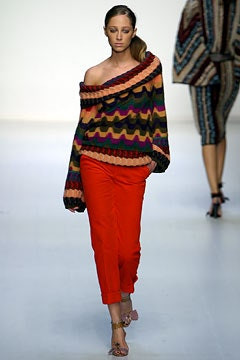 Missoni fashion show for Autumn/Winter 2002