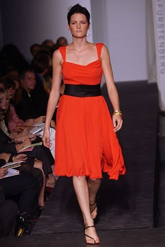 Diane Von Furstenberg fashion show for Spring/Summer 2003