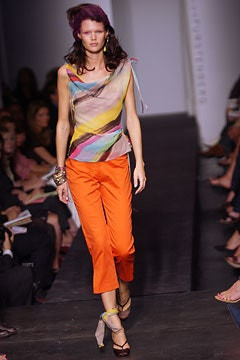 Diane Von Furstenberg fashion show for Spring/Summer 2003