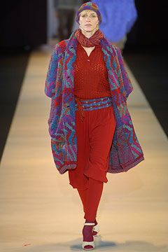 Missoni fashion show for Spring/Summer 2004