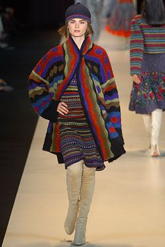 Missoni fashion show for Spring/Summer 2004