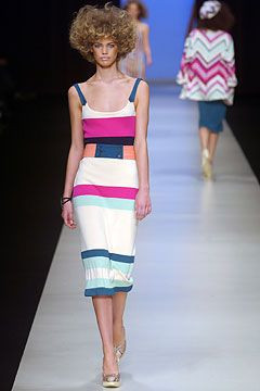 Missoni fashion show for Spring/Summer 2004