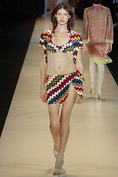 Missoni fashion show for Spring/Summer 2004