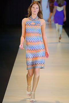 Missoni fashion show for Spring/Summer 2004