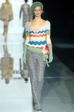 Missoni fashion show for Autumn/Winter 2004