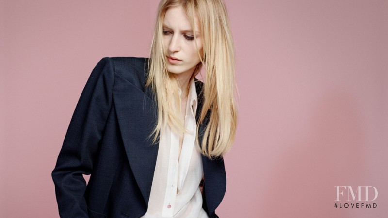 Julia Nobis featured in  the Paul Smith advertisement for Spring/Summer 2014