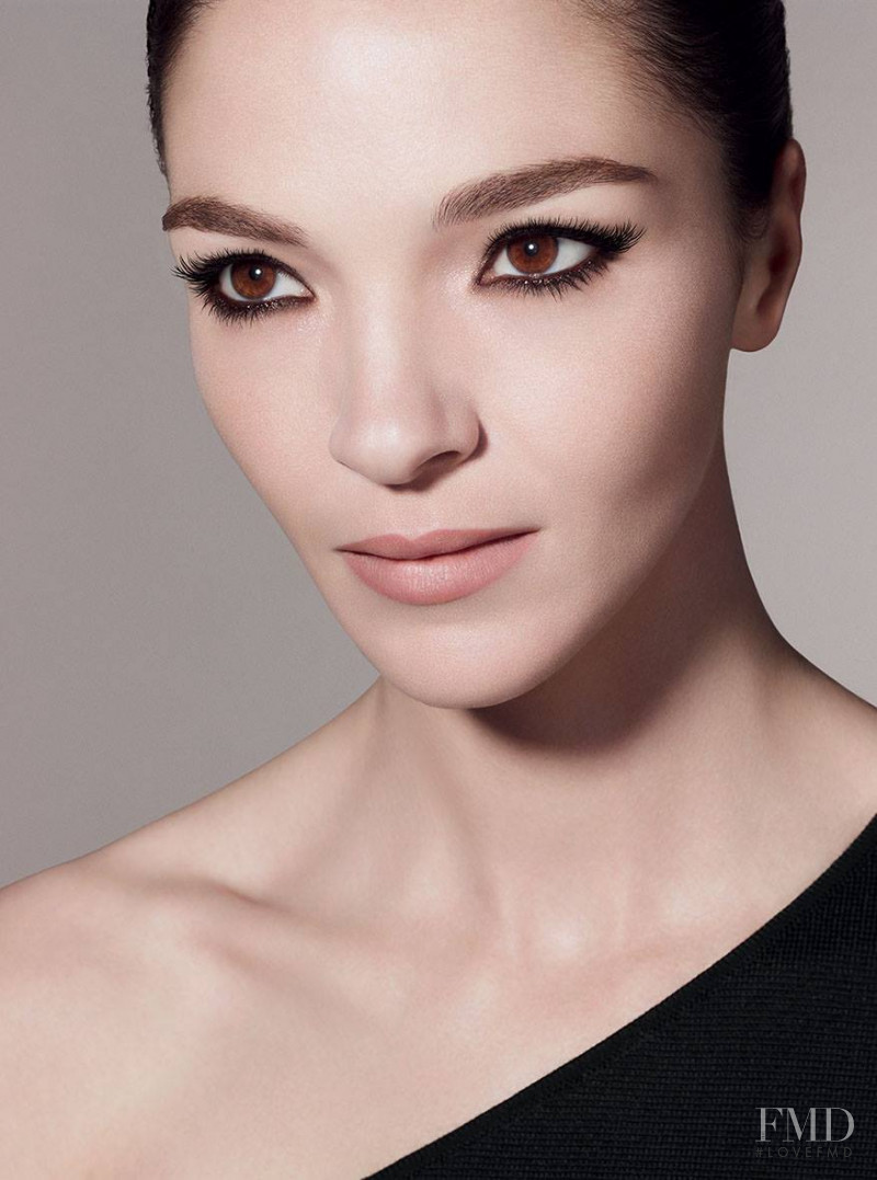 Mariacarla Boscono featured in  the Givenchy Beauty advertisement for Autumn/Winter 2014