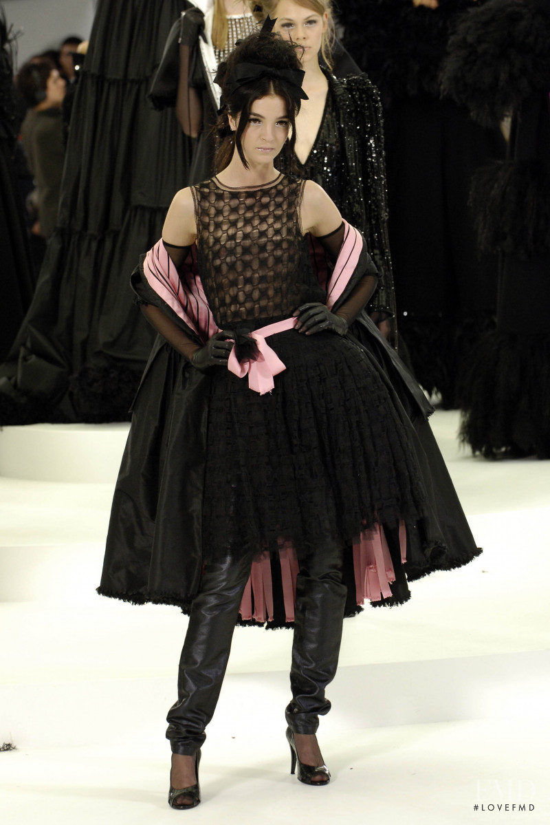 Mariacarla Boscono featured in  the Chanel Haute Couture fashion show for Autumn/Winter 2005