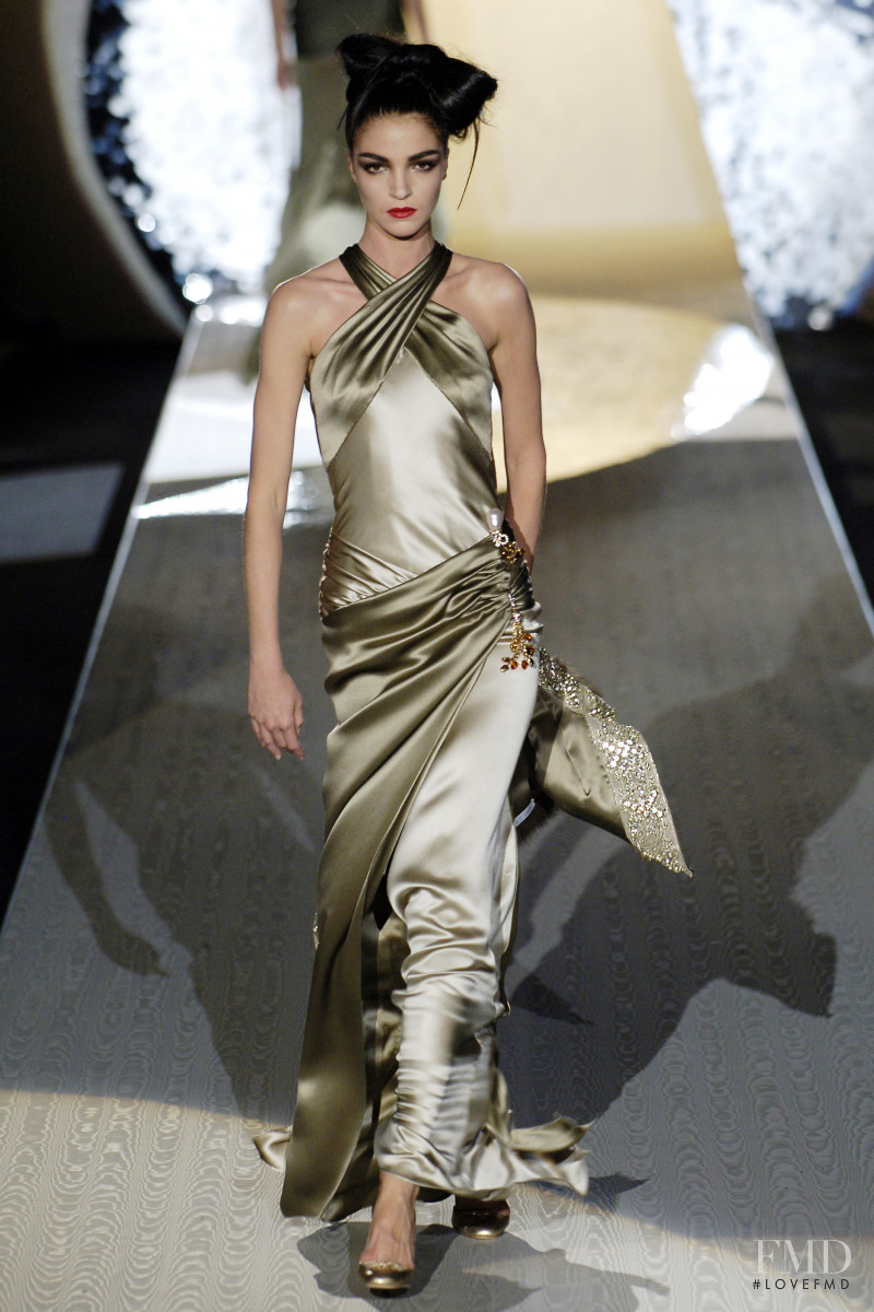 Mariacarla Boscono featured in  the Valentino Couture fashion show for Autumn/Winter 2005
