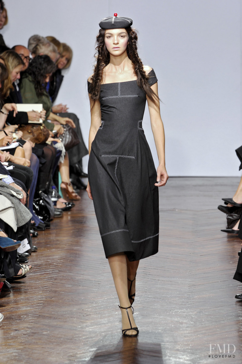 Mariacarla Boscono featured in  the Giles fashion show for Spring/Summer 2008
