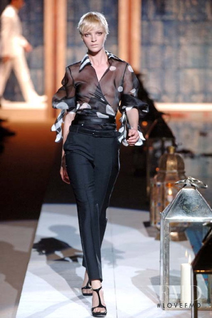 Mariacarla Boscono featured in  the Carlo Pignatelli fashion show for Spring/Summer 2007