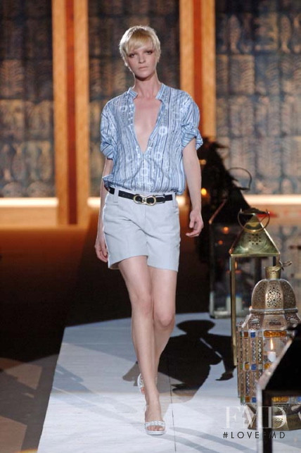 Mariacarla Boscono featured in  the Carlo Pignatelli fashion show for Spring/Summer 2007