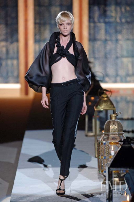 Mariacarla Boscono featured in  the Carlo Pignatelli fashion show for Spring/Summer 2007