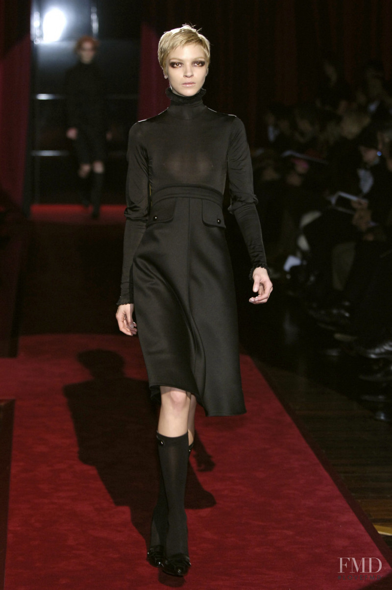 Mariacarla Boscono featured in  the Gianfranco Ferré fashion show for Autumn/Winter 2006