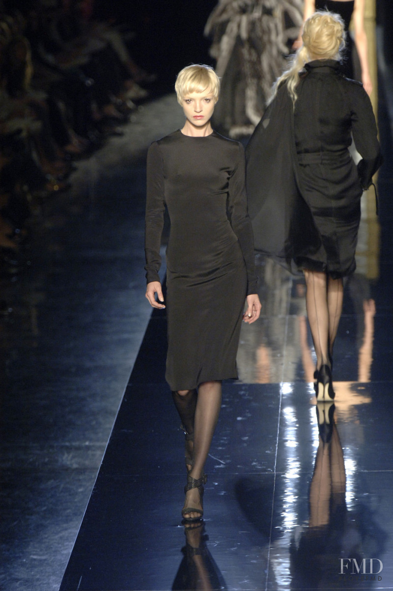 Mariacarla Boscono featured in  the Jean Paul Gaultier Haute Couture fashion show for Autumn/Winter 2006