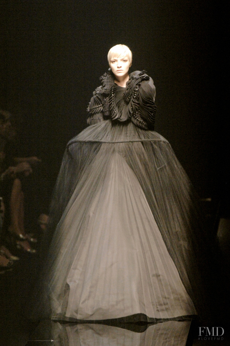 Mariacarla Boscono featured in  the Givenchy Haute Couture fashion show for Autumn/Winter 2006