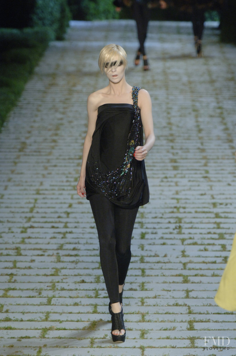 Mariacarla Boscono featured in  the Christian Dior Haute Couture fashion show for Autumn/Winter 2006