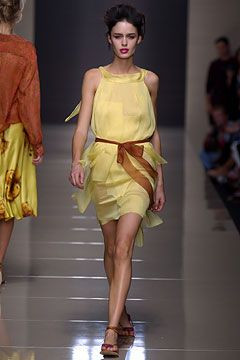 Alberta Ferretti fashion show for Spring/Summer 2004