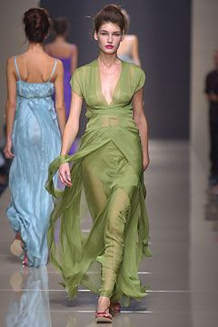 Alberta Ferretti fashion show for Spring/Summer 2004